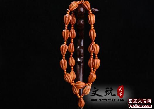 三花橄榄怪籽素核长手串 颜色光泽油性足十分漂亮-6