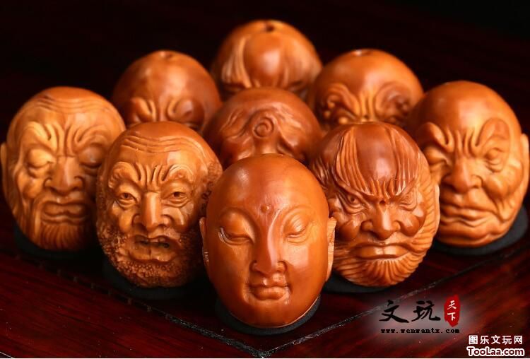 橄榄核雕刻十八罗汉手串 橄榄胡文玩手链橄榄核把玩男-2